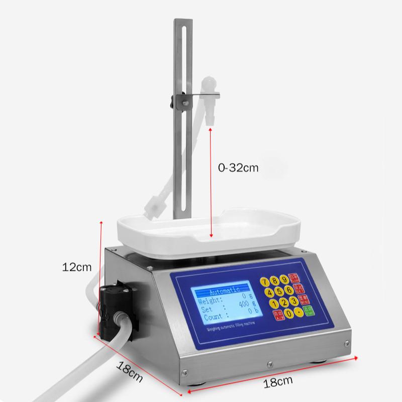 Multi Functional Liquid Filling Machine Small Automatic Weighing Liquid Subpackage Machine Beverage Soy Sauce Filling Equipment