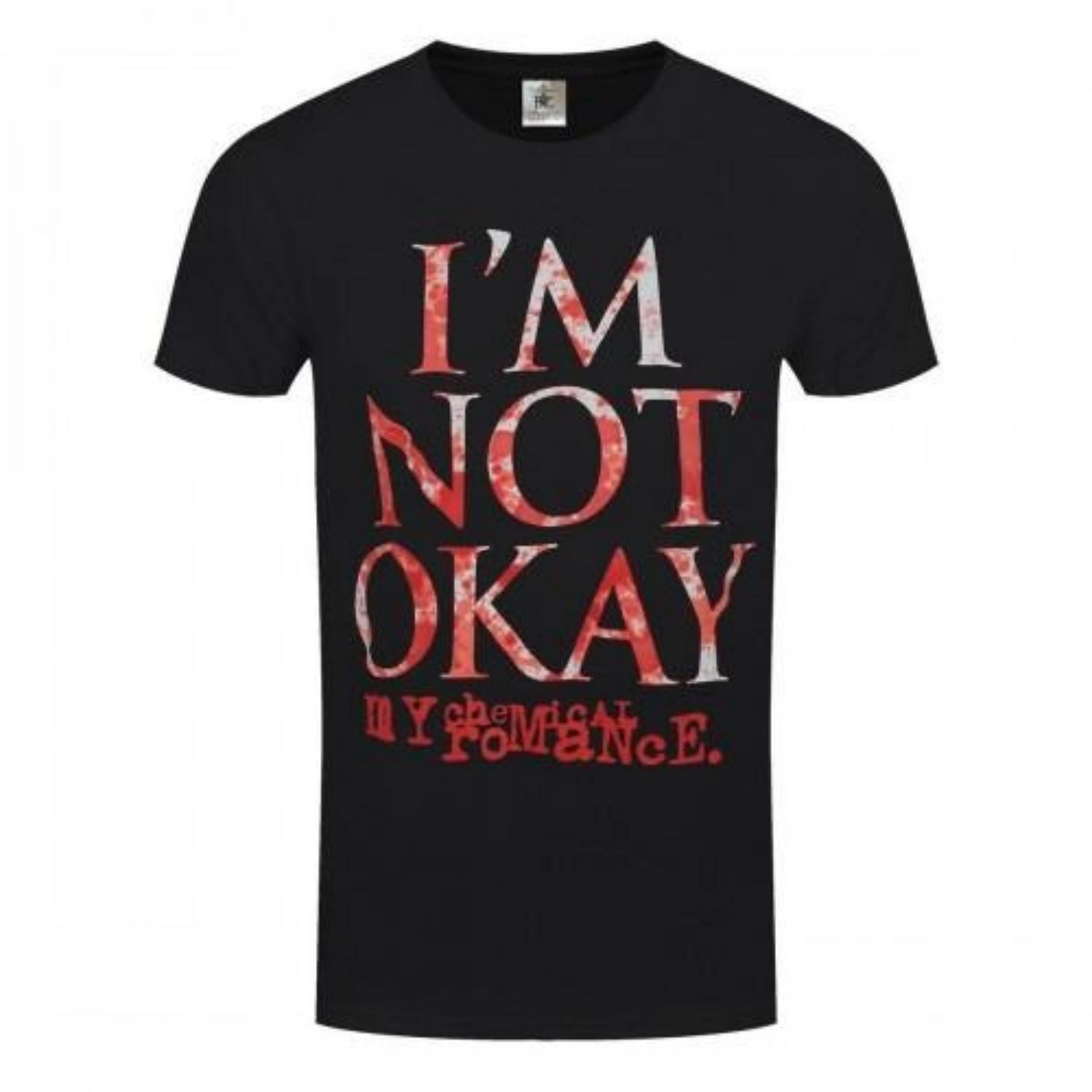 My Chemical Romance Unisex Adult IÂ´m Not Okay T-Shirt S