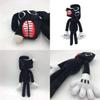Siren Head Series Black Dog Plush Toy Crooked Neck Horror Stuffed Doll 30cm/11.8inch Height