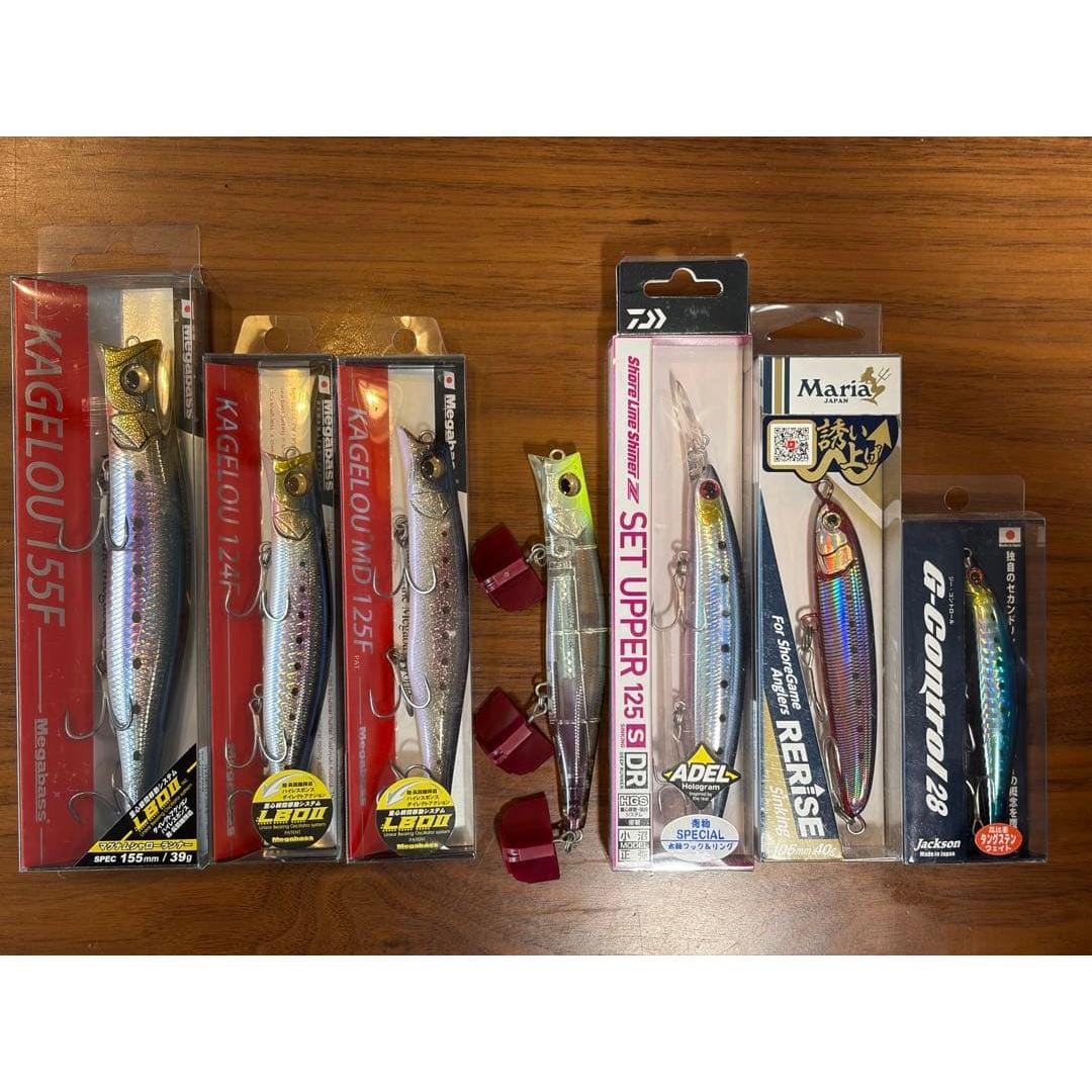 Used Megabass Mayfly set upper G con set