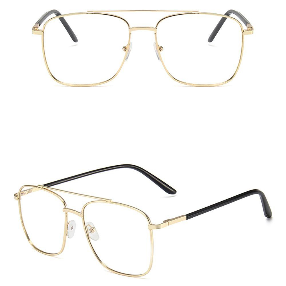 Blue Light Clear Lenses Glasses Blocking Glasses Metal Frame Spectacles Eyewear Optical Glasses