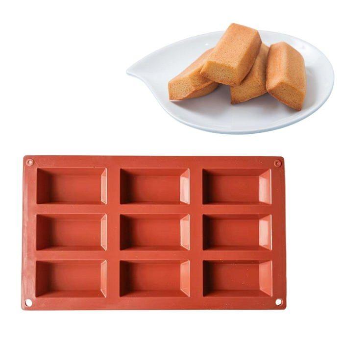 Forma do financiers 9 komór - Silikon do pieczenia ALURRA