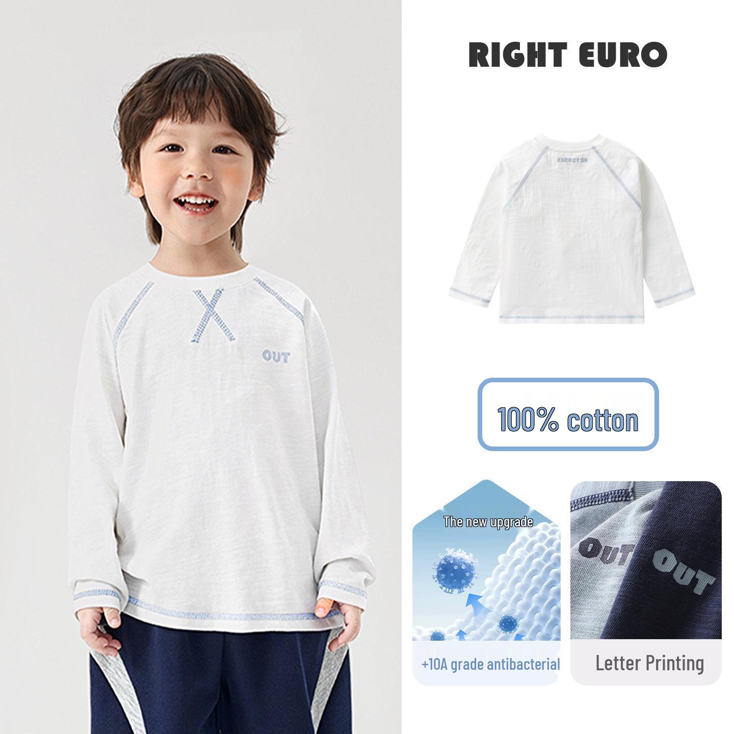 2026 New Boys  European Sweatpants: Spring/Autumn Sportswear for Kids 90cm