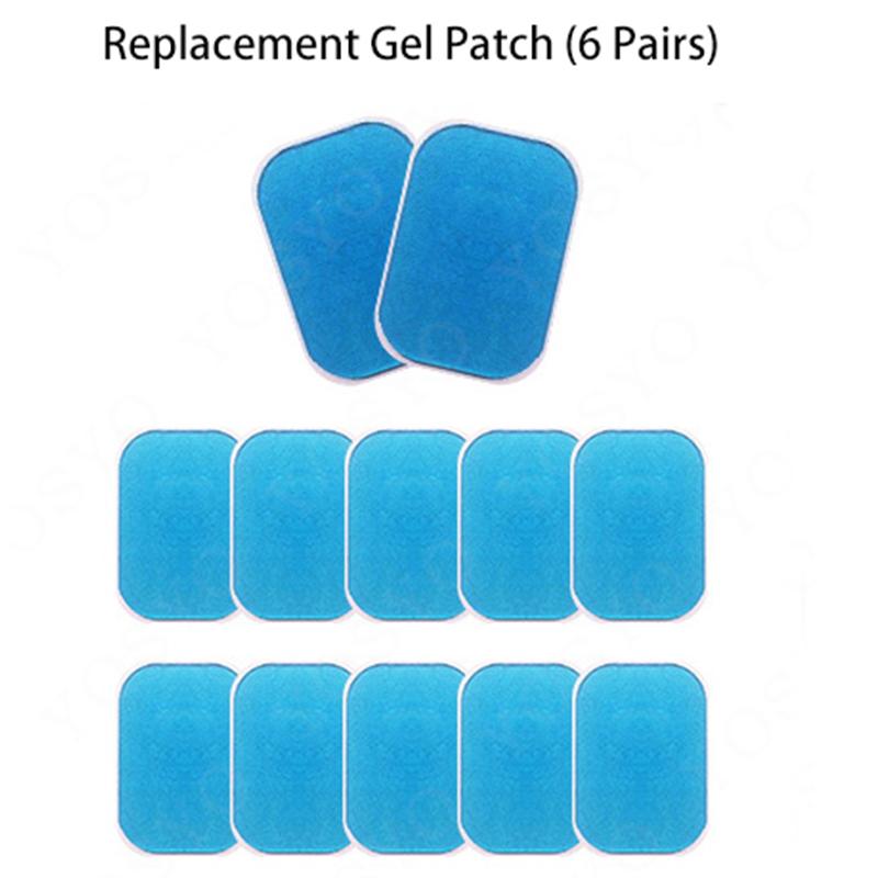 

Гелевый абдоминальный пластырь Сильный инструмент для тренировки мышц живота и рук Формирование талии Похудение Массаж Унисекс Сменный гель синий