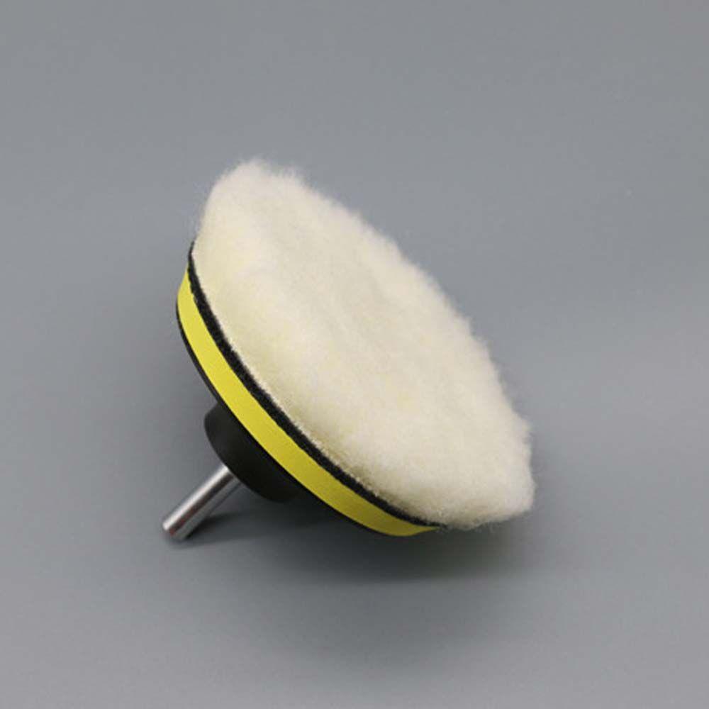 Pad Car Polisher Self-Adhesive Car Polishing Disc Waxing Sponge Wool Wheel Wax Collecting Tray