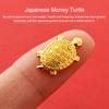 1Pcs Feng Shui Golden Turtle Money LUCKY Fortune Wealth Japanese Money Turtle Home Office Decoration Tabletop Ornaments Gifts