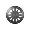Wall Clock - Gears - Silver - Iron - 117 X 117 Cm