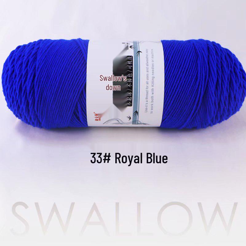 4 Liang Five-Strand Yarn: Cotton-Wool Medium-Thick Knitting Yarn for DIY Scarves and Shawls