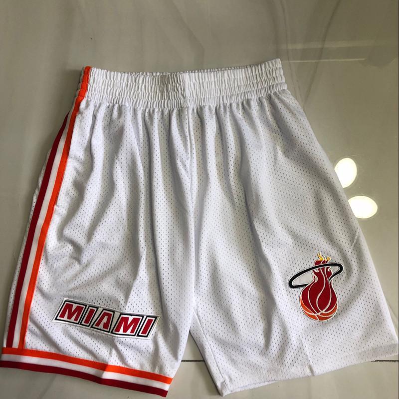 NBA Retro Shorts: Lakers, Magic, 76ers, Heat, Raptors - Fully Embroidered High-End Pocket Design