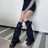 Y2k Cross Leg Warmers JK Trumpet Leg Covers Fashion Pile Up Socks  Women