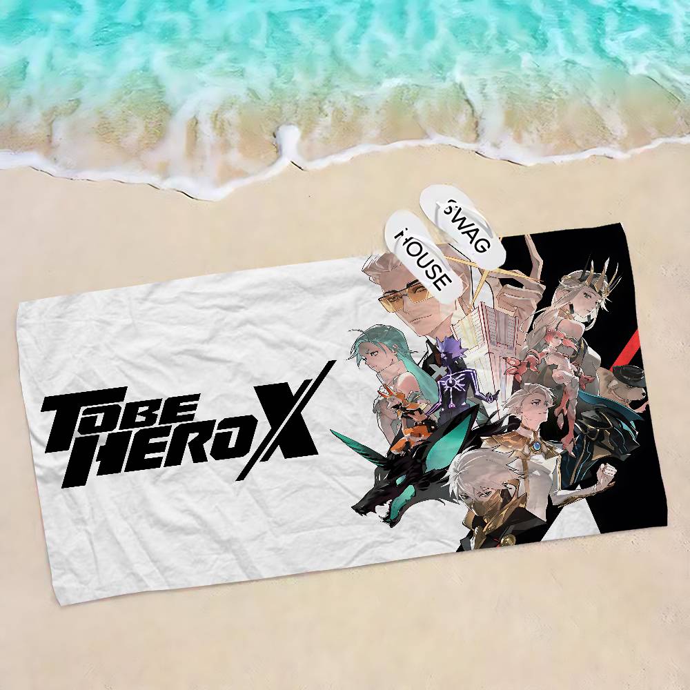 

To Be Hero X Anime Bath Towel Microfiber Soft Water Absorbing Breathable For Girl Kids Decorative Cartoon Beach Towel W30*H60(CM)