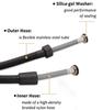 Portable Handheld Toilet Bidet Sprayer Gun Holder Self Cleaning Wash Bidet Faucet Spray 3 Way Valve Bathroom Shower Head Hose