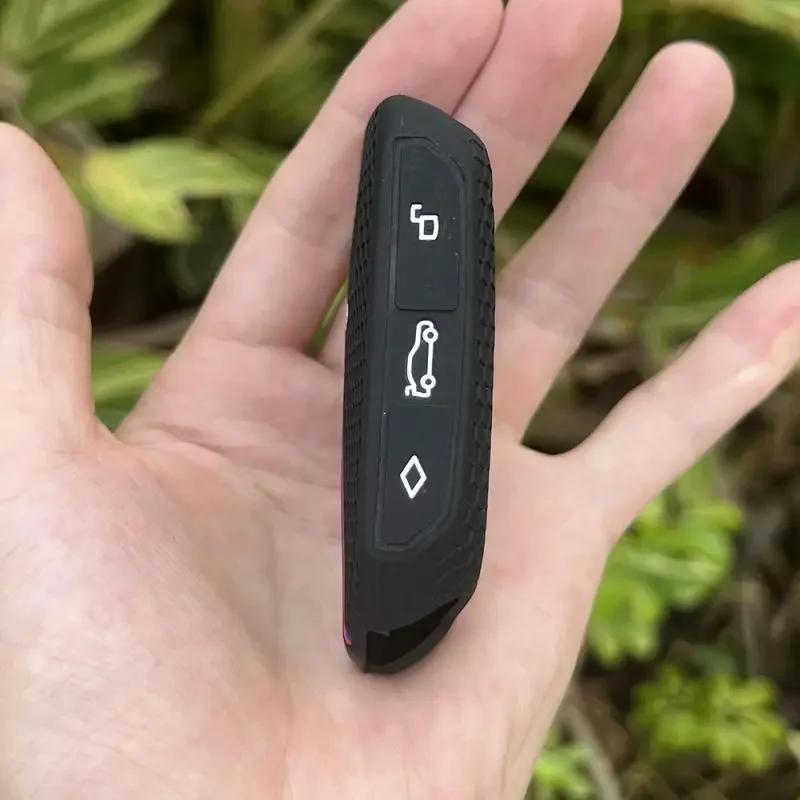 Silicone Holder Key Cover Accsesories Car Key Case Keychain for BMW Series 7 735i 740Li X7 X1 U11 2025 I7 G07 LCI XM