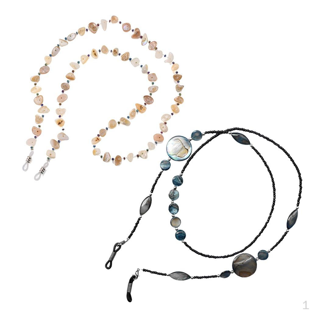 

2шт бисерные очки веревка бусины держатель цепочки для очков