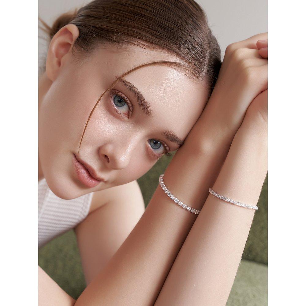 Silver925 Pure Tennis Bracelet L