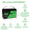 EU STOCK DATOUBOSS  12v 100ah Lifepo4 Battery  Deep Cycle Energy Storage Lithium Ion Battery Pack  for CAR RV BOAT