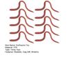10Pcs Stretchy Earthworm Prank Toy Realistic Long TPR Earthworm Simulated Wiggly Worm Tricky Props Kids Adults Halloween Party April