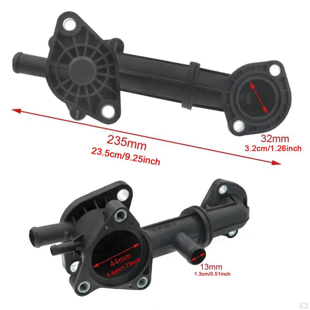 Engine Coolant Thermostat Housing Water Hose Connection for Truck Auto