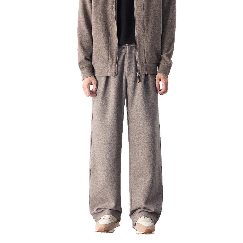 Casual trousers spring and autumn comfortable loose straight drape style trend versatile American drape wide leg pants