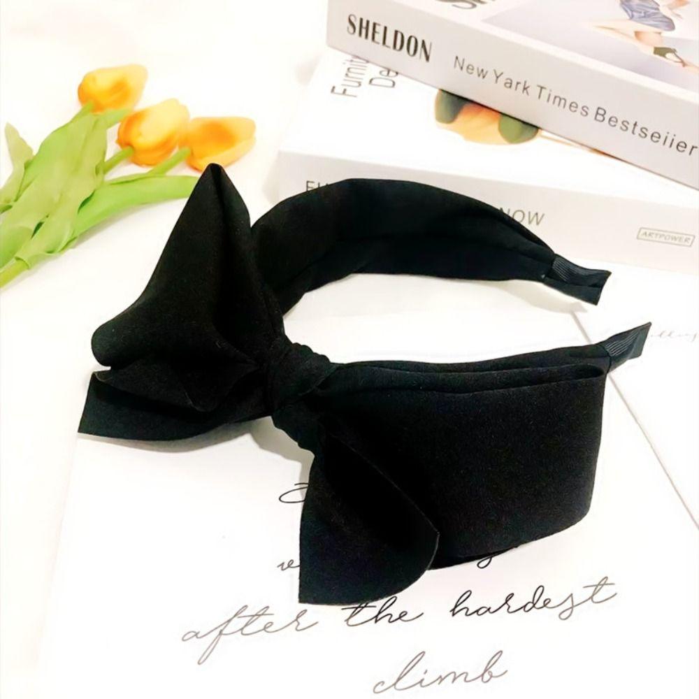 Hairband Non-slip Hair Accessories Spa Headband Hair Hoop for Women Wide Headband Bow Headbands
