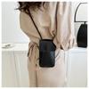 Casual Women Bags Pu Wallets Solid Color Cell Phone Purse Lady Crossbody Shoulder Bag Handbag Female Money Bags Messenger Bag