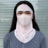 UPF50+ Sun Protection Mask Fashion 3D Ice Silk Anti-UV Neck Scarf Sunscree Dustproof Sunshade Face Mask Outdoor Summer