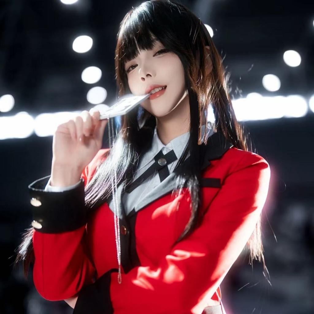 Anime Kakegurui Jabami Yumeko Cosplay Costume Halloween Sayaka Compulsive Gambler Japanese School Girls JK Uniform Halloween Cos