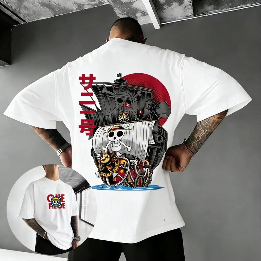 2026 New One Piece  Chiyon Maru  Unisex Cotton TShirt with Summer Anime Print and Loose Fit