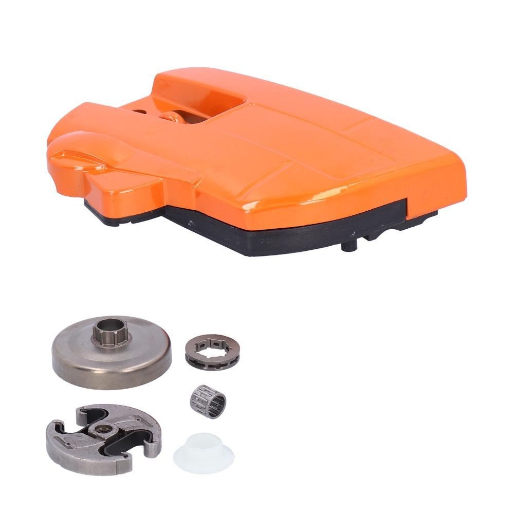 Iron Clutch Cover Kit Compact Chainsaw Brake Cover for Husqvarna 353 351 350 346XP 345