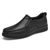 Moccasin Loafers Men Slip On Driving Shoes Soft Grained Uppers Elastic Gores Hand Stitched Apron 38-44