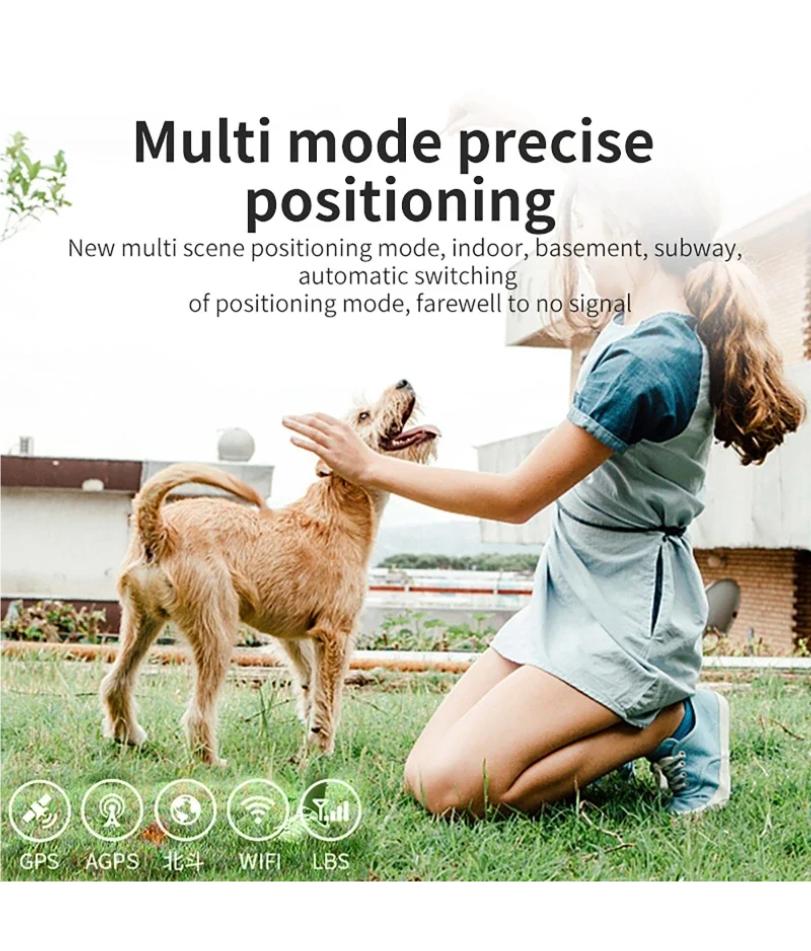 4G SIM-Karte Haustier-Tracker Echtzeit Haustier Katze Hund GPS-Tracking Halsbänder Intelligenter Haustier-Aktivitätsmonitor Tracking-Gerät