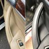 Car Door Pull Handle Cover Set 3 Pieces for BMW X5 E70 X6 E71 E72 2007 2014 Interior Carbon Texture ABS Material