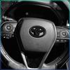 1Pc Car Steering Wheel Logo Sticker Badge Interior Decoration For Toyota TRD Camry Corolla RAV4 CHR Yaris Auris