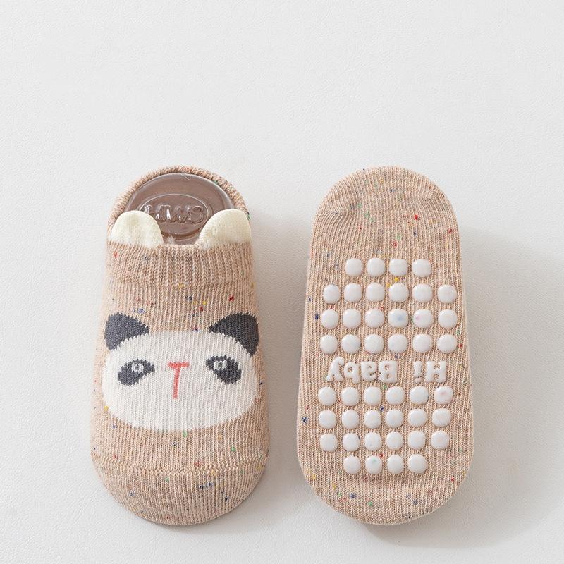 Kids Floor Socks For Girls Boys Spring Autumn Cotton Cartoon Toddler Anti-slip Socks For Children Casual Baby Child Home Sock