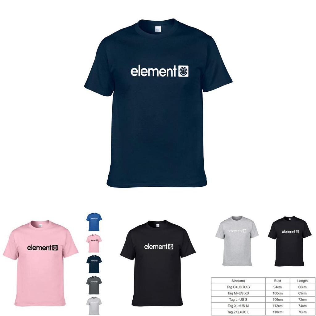 Premium Cotton Blend Element Printing Tees For Men And Women With Short Sleeves