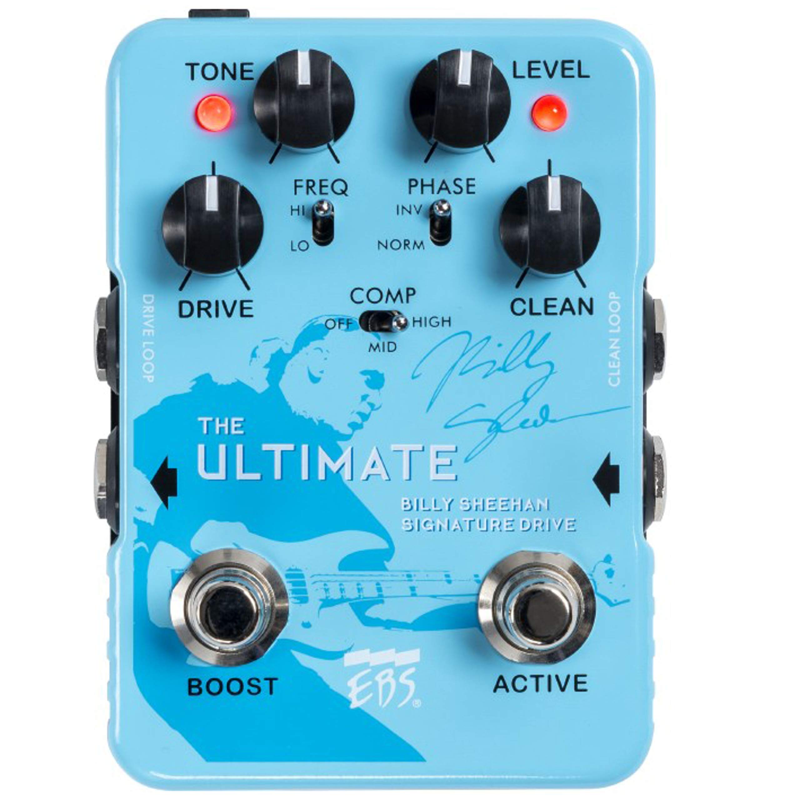 

EBS Billy Sheehan Signature Drive ULTIMATE Billy Sheehan Signature Drive Blue синій
