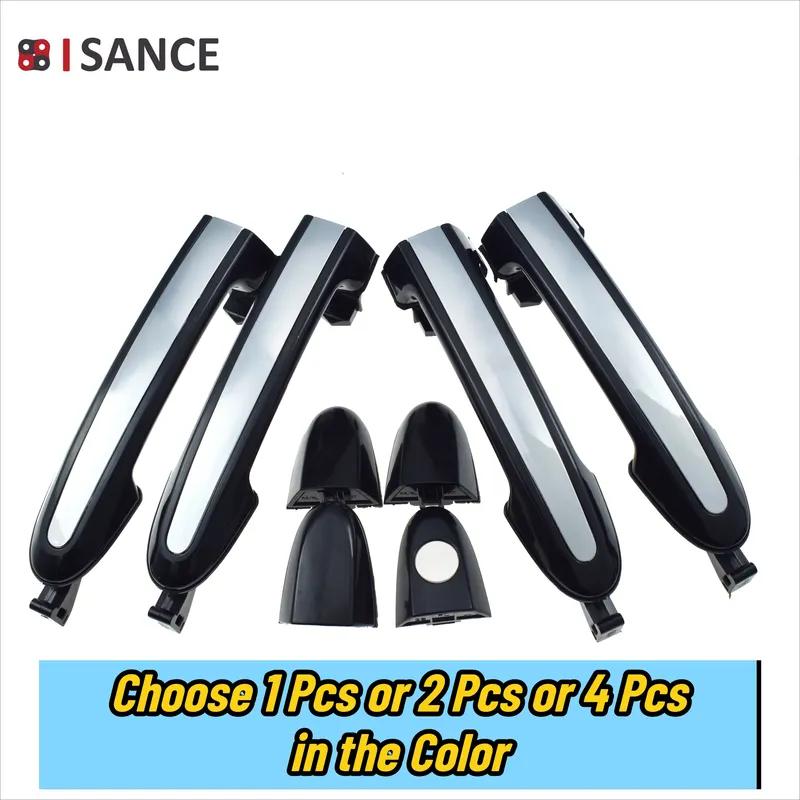 1/2/4 Pcs Outside Door Handle w/ Chrome For Hyundai Santa Fe 2.4L 3.5L 2007 2008 2009 2010 2011 2012 Front / Rear Left or Right
