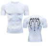 Maglietta Sportiva Uomo Maglia a Compressione Manica Corta Palestra Allenamento Corsa T-Shirt Uomo T-shirt Stampa Animeaderata Fitness Asciugatura Rapida Top