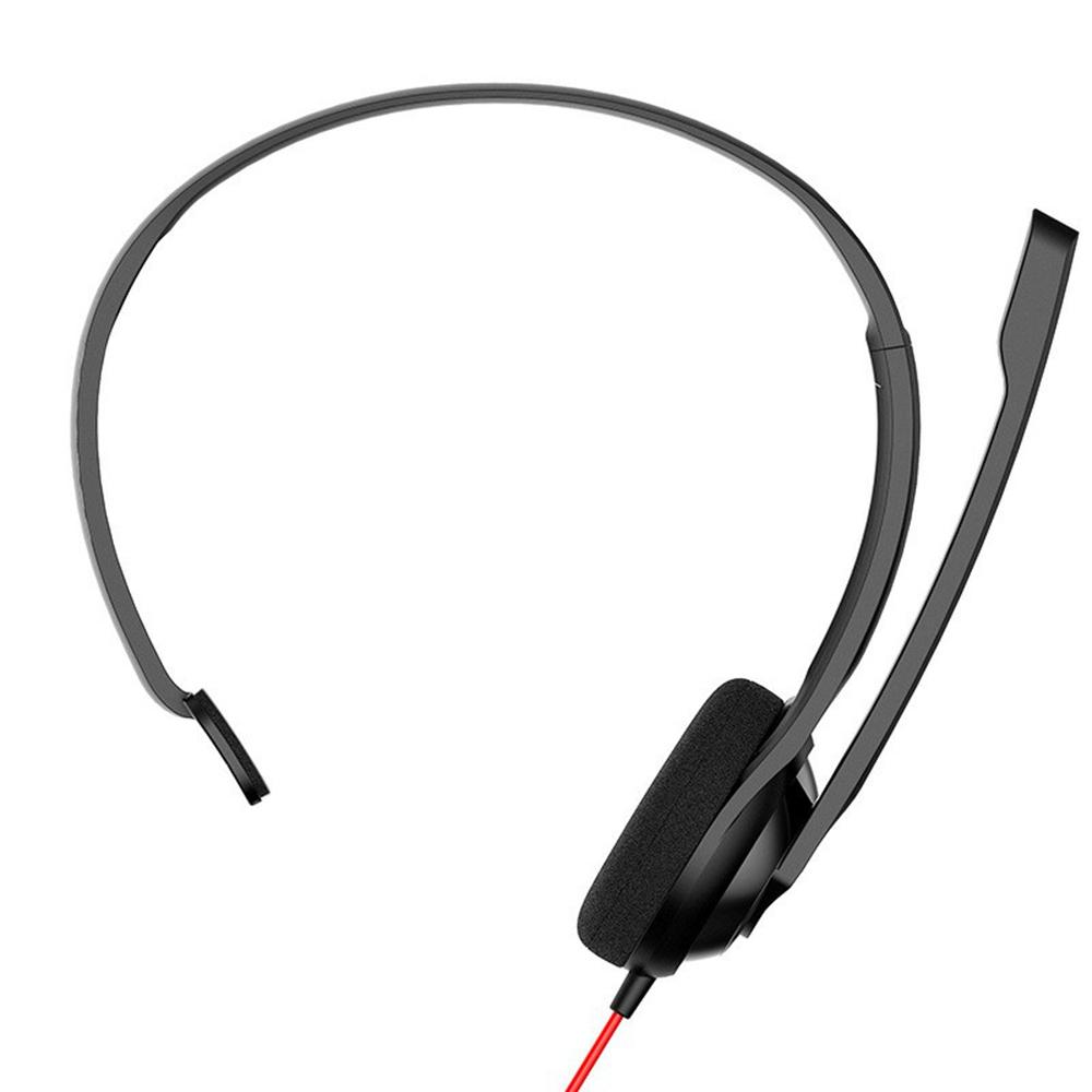 NUBWO HW02U Single Ear USB Wired Headphone Lightweight Office Calls Headset