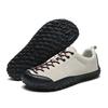 Women Wide Toe Climbing Sneakers PU Leather Men Hiking Shoes Elastic Non-slip Cross-training Shoes Elastic Trekking Shoes