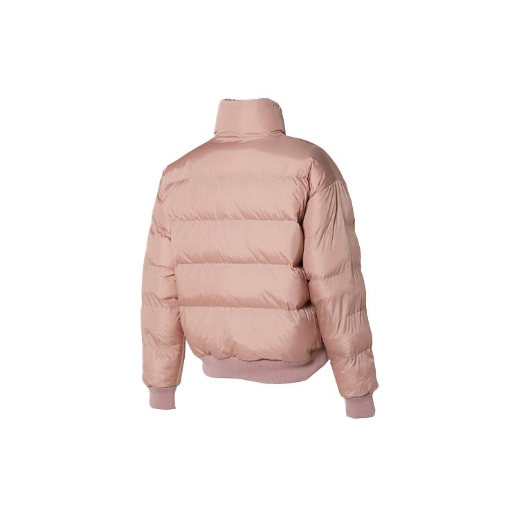 Puma Kurze Wendbare Lammfell Stehkragenjacke Damenjacken Braun Rosa 929815-01