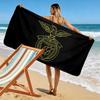 Toalha de Praia Estampada do Sport Lisboa e Benfica, Toalha Grande Macia de Secagem Rápida para Praia Camping Natação