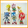 Premium Quality 6pcs Game Sonic The Hedgehog Action Figures Doll Set For Kids Gift
