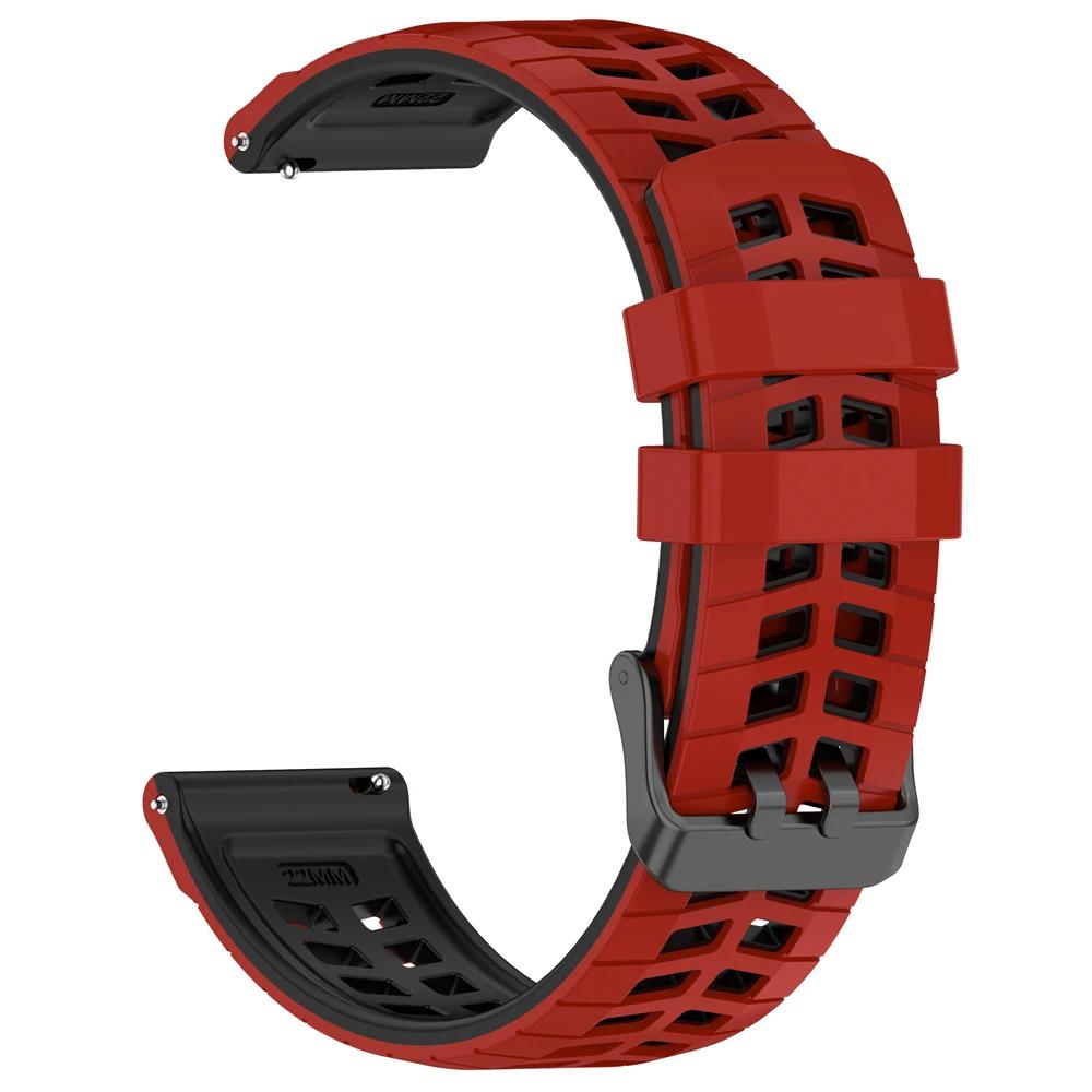 22mm atmungsaktives Silikonarmband für Garmin Forerunner 570 47mm 265 255 Music/Venu 4 45mm 3 2/Vivoactive 4/Active/Darth Vader Band