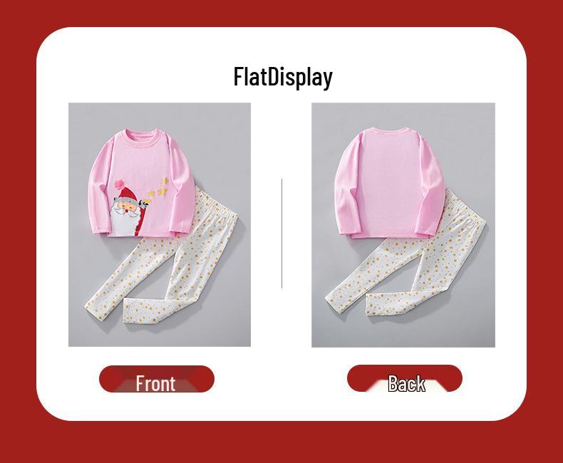 Kids' Xmas Long Sleeve Santa Pullover & Pants Set, Autumn/Winter