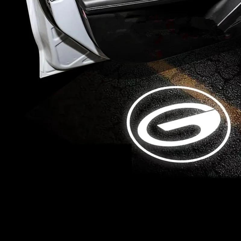 2pcs LED Car Door Light Welcome Projector Ghost Shadow Lamp For GAC Trumpchi GS4 GS3 GA6 GS7 GS8 GM8 GM6 car Led