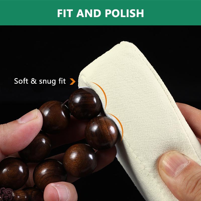 SEAMETAL Chamois Suede 3PCS Car Cleaning Sponge Demister Block Washing Cleaner Car Buffer Polisher Waxing Tools