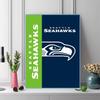 Seattle Seahawks 100% Round Full Drill 5D DIY Diamond Painting Embroidery Cross Stitch Rhinestone Décor