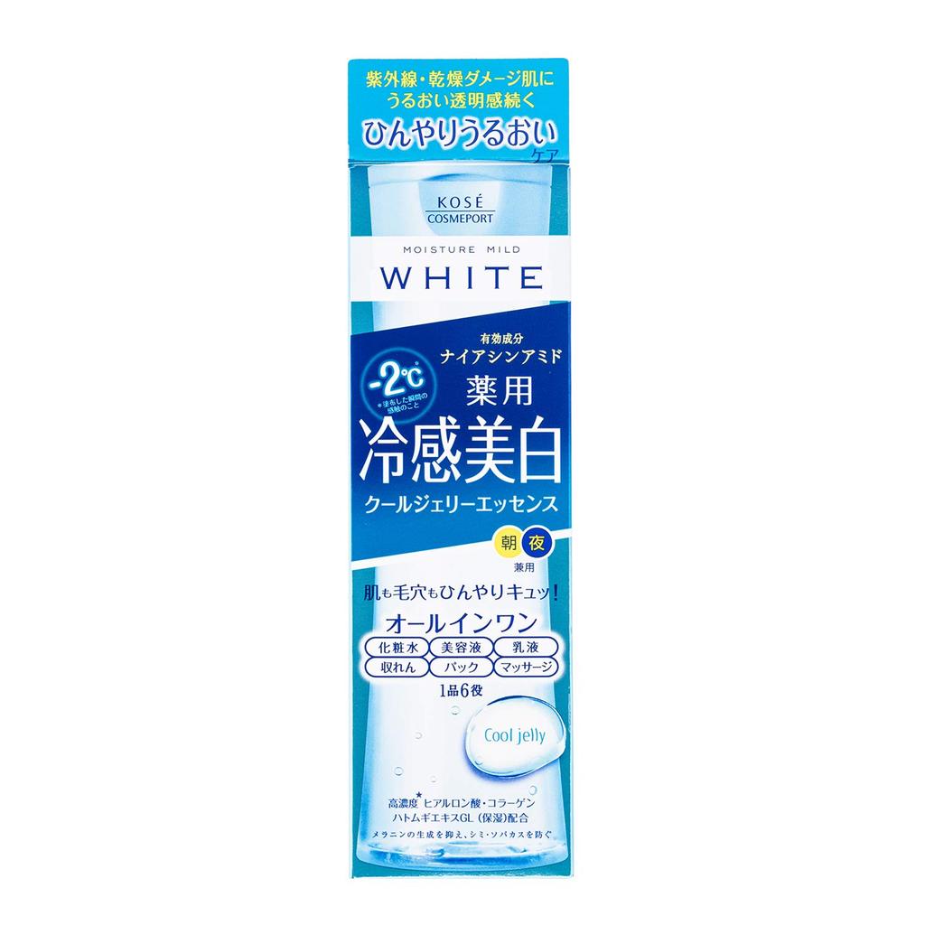 Moisture Mild White Cool Jelly Essence All-in-One 200mL Minus 2C Touch Niacinamide Included Whitening Fragrance-Free KOSE
