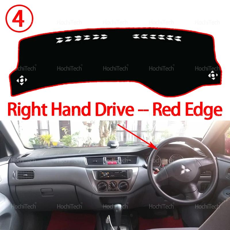 Dla Mitsubishi Lancer 9 GLX Dziewiąta Generacja 2008-2020 Pokrowiec na Deskę Rozdzielczą Samochodu Unikaj Światła Nakładka Instrument Platform Cover Mata Dywan